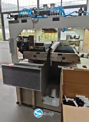 Customizable Workstation 2 Radiator Making Machine For Blue / White Color